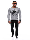 Edoti EDOTI Herren-Kapuzensweatshirt, grau