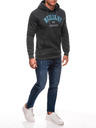 Edoti EDOTI Herren-Kapuzenpullover, graphit