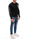 Edoti EDOTI Herren-Kapuzensweatshirt, schwarz