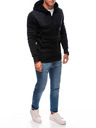 Edoti EDOTI Herren-Kapuzenpullover, schwarz