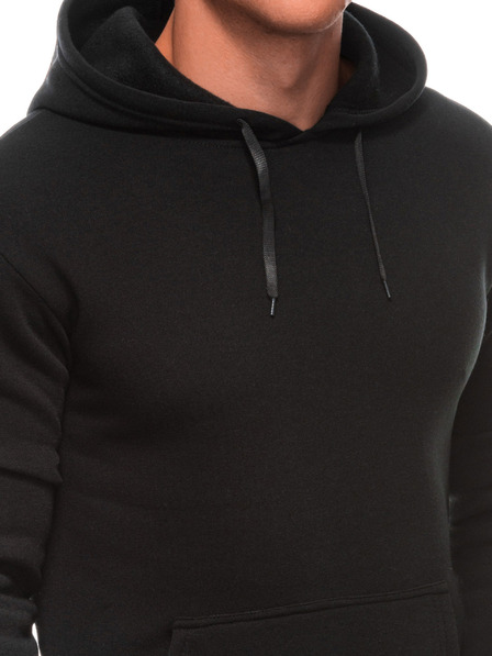 Edoti EDOTI Herren-Kapuzenpullover, schwarz