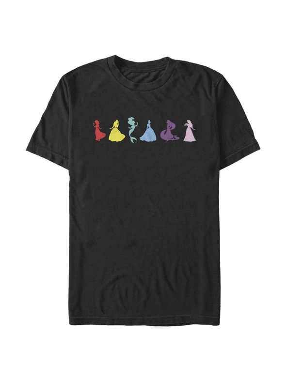 ZOOT.Fan Schwarzes Herren-T-Shirt Disney Ditsy Princess