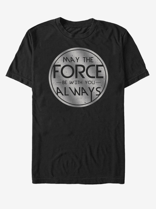 ZOOT.Fan Schwarzes Unisex T-Shirt ZOOT.Fan Star Wars Medaillon Always