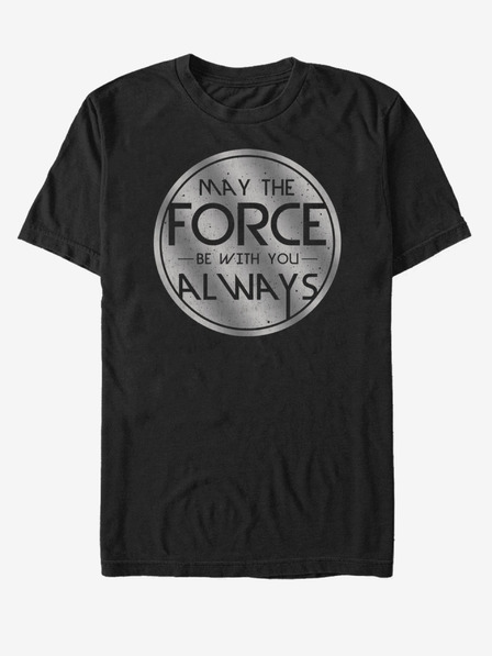 ZOOT.Fan Schwarzes Unisex T-Shirt ZOOT.Fan Star Wars Medaillon Always