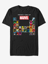 ZOOT.Fan Schwarzes Unisex T-Shirt ZOOT.Fan Marvel Periodic Marvel
