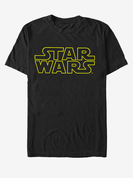 ZOOT.Fan Schwarzes Unisex-T-Shirt Star Wars Simplified
