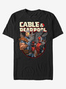 ZOOT.Fan Schwarzes Unisex-T-Shirt ZOOT.Fan Marvel Double Trouble