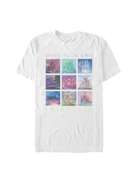 ZOOT.Fan Weißes T-Shirt Disney CASTLES IN DISNEY PRINCESS MOVIES