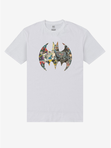 ZOOT.Fan Weißes T-shirt Batman Batman Comics Logo