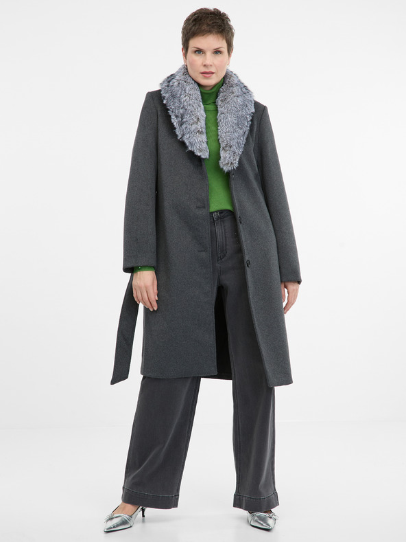 Orsay Dunkelgrauer Damenmantel ORSAY