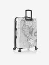 Heys 3-teiliges gemustertes Reisekofferset in Weiß Heys Journey 3G S,M,L Black/White Map