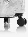 Heys 3-teiliges gemustertes Reisekofferset in Weiß Heys Journey 3G S,M,L Black/White Map