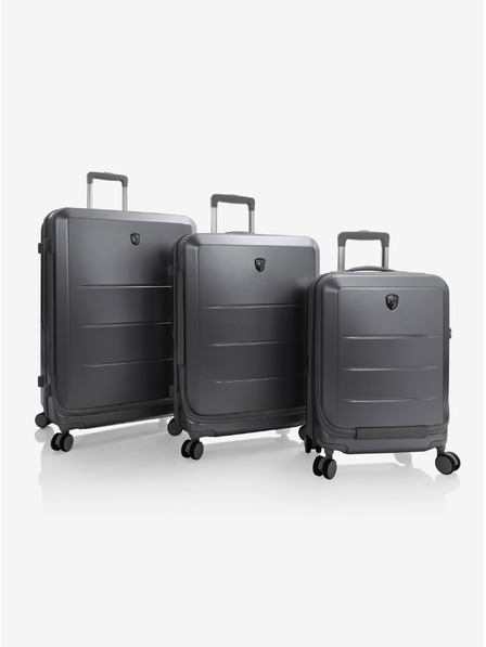 Heys 3-teiliges Reisekofferset Heys EZ Fashion S,M,L Charcoal