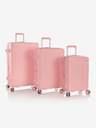 Heys 3-teiliges Damen-Reisekofferset in Rosa Heys Pastel S,M,L Blush