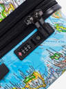 Heys 3-teiliges gemustertes Reisekofferset in Blau Heys Journey 3G S,M,L Blue Map