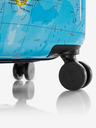 Heys 3-teiliges gemustertes Reisekofferset in Blau Heys Journey 3G S,M,L Blue Map