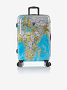 Heys 3-teiliges gemustertes Reisekofferset in Blau Heys Journey 3G S,M,L Blue Map