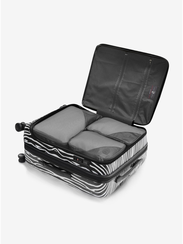 Heys 3-teiliges Reisekofferset Heys EZ Fashion S,M,L Zebra