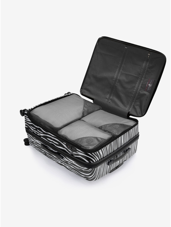 Heys 3-teiliges Reisekofferset Heys EZ Fashion S,M,L Zebra