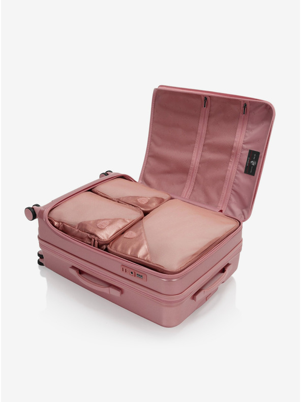 Heys 3-teiliges Reisekofferset Heys EZ Fashion S,M,L Roségold