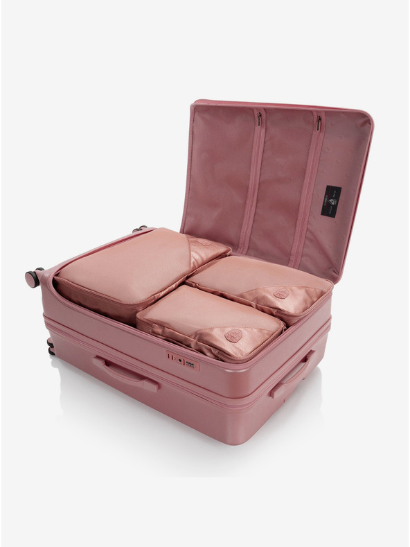 Heys 3-teiliges Reisekofferset Heys EZ Fashion S,M,L Roségold
