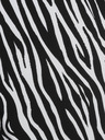 Heys Schwarz-weißer Reisekoffer mit Tiermuster Heys EZ Fashion S Zebra