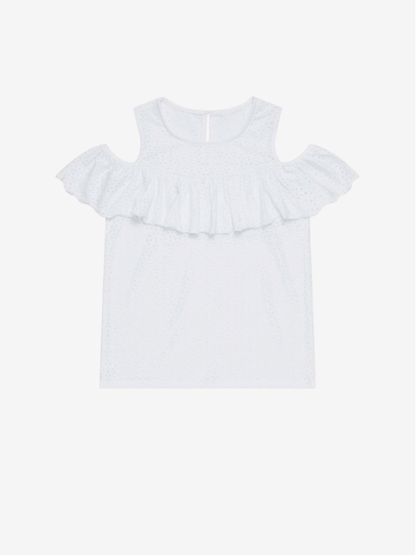 Moodo Weiß Damen Bluse Moodo