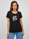 ZOOT.Original Schwarzes Damen-T-Shirt ZOOT.Original Hello beaches