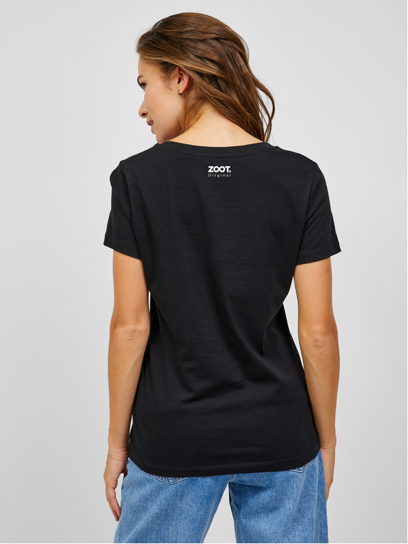 ZOOT.Original Schwarzes Damen-T-Shirt mit ZOOT.Original Aufdruck I'm going for it