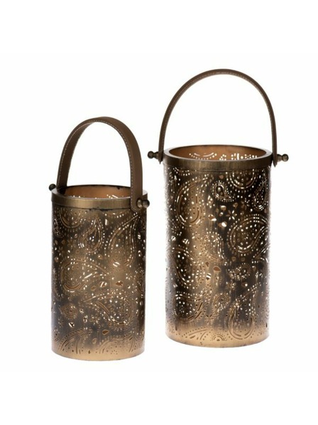 Casa de Engel Kerzenständer aus Metall - 2er-Set, 1/4