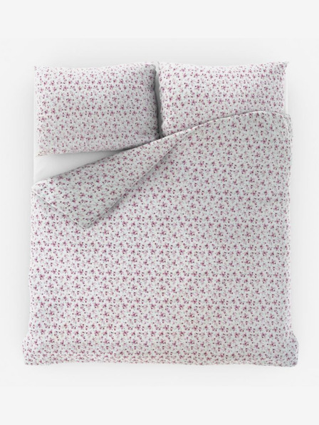 Kvalitex Französische Baumwollbettwäsche Provence Collection 220x200, 70x90cm Violeta lila Qualitex