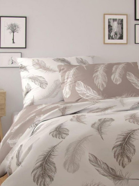 Kvalitex NORDIC COLLECTION verlängerte Baumwollbettwäsche 140x220, 70x90cm SHELBY