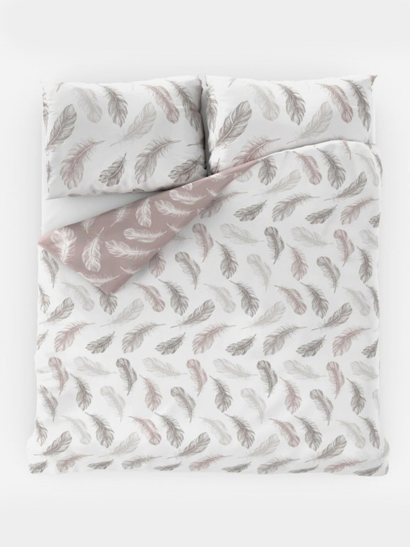 Kvalitex Französisches Baumwoll-Bettwäsche NORDIC COLLECTION 200x200, 70x90cm SHELBY