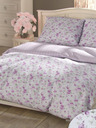 Kvalitex Französische Baumwollbettwäsche PROVENCE COLLECTION 240x200, 70x90cm VIENTO rosa