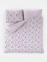 Kvalitex Französische Baumwollbettwäsche PROVENCE COLLECTION 240x200, 70x90cm VIENTO rosa