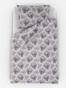 Kvalitex Französische Baumwollbettwäsche Provence Collection 220x200, 70x90cm Elisa blau Kvalitex
