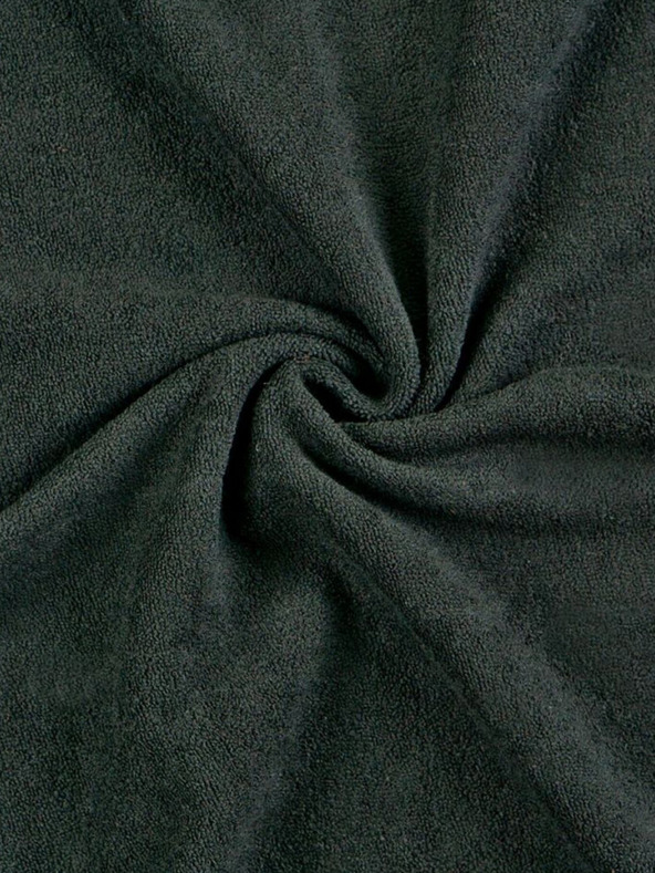 Kvalitex Frottee-Spannbettlaken 220x200cm schwarz Kvalitex