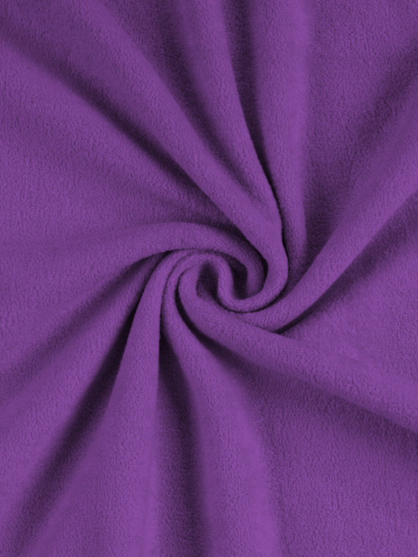Kvalitex Frottee-Spannbettlaken Doppelbett 180x200cm dunkel violett Kvalitex