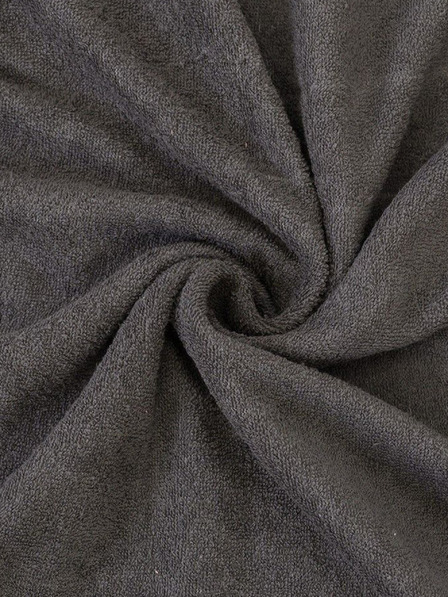 Kvalitex Frottee Einzelblatt 90x200cm dunkelgrau Kvalitex