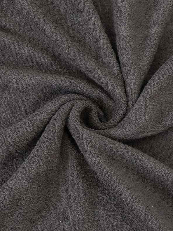 Kvalitex Frottee Einzelblatt 90x200cm dunkelgrau Kvalitex