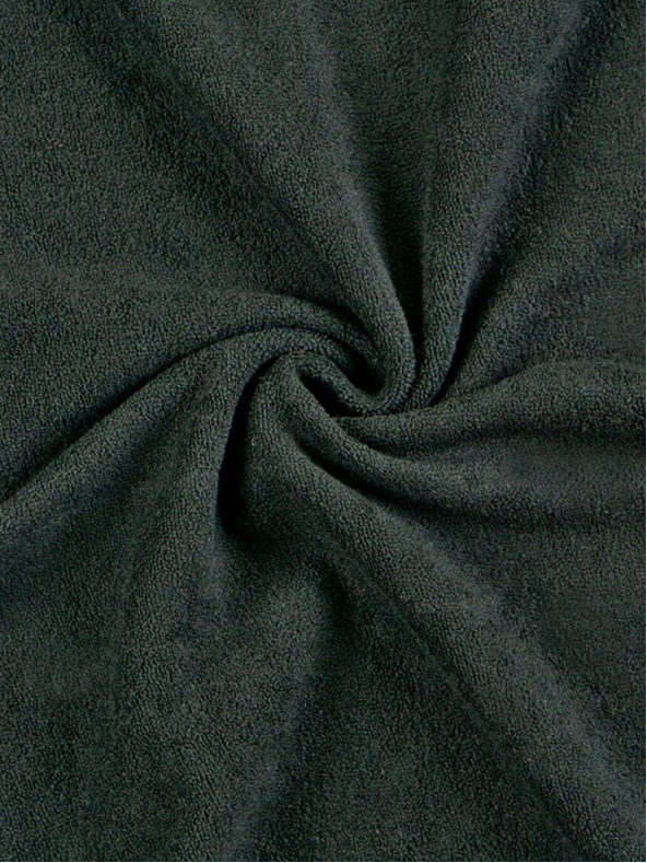 Kvalitex Frottee-Spannbettlaken 140x200cm schwarz Kvalitex