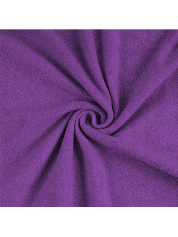 Kvalitex Frottee-Spannbettlaken 140x200cm dunkel violett Kvalitex