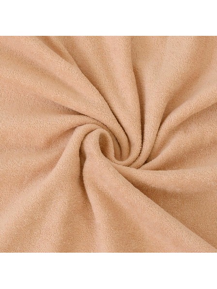Kvalitex Frottee-Spannbettlaken 100x200cm hellbeige Kvalitex
