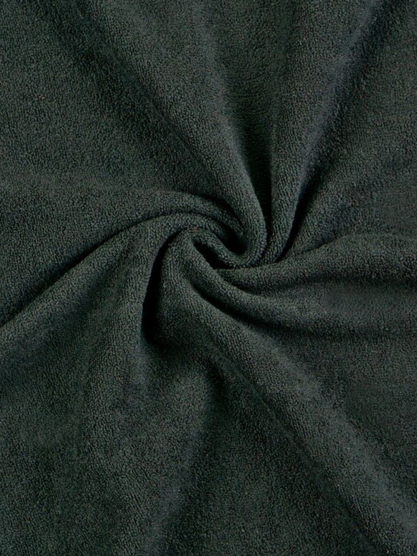 Kvalitex Frottee-Spannbettlaken Einzelbett 90x200cm schwarz Kvalitex