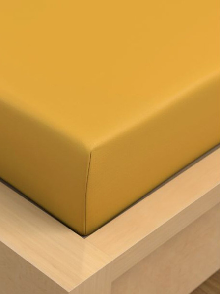 Kvalitex Baumwolllaken 150x230cm gelb