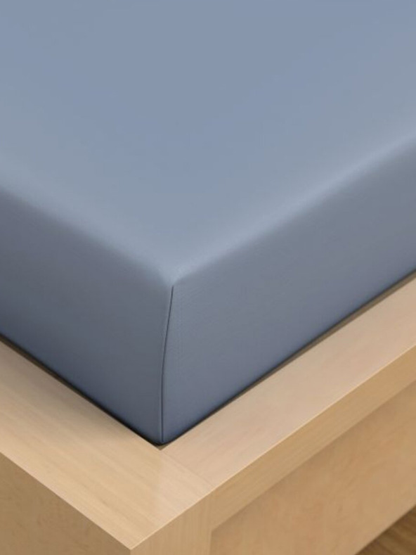 Kvalitex Baumwolllaken 150x230cm blau