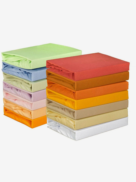 Kvalitex Jersey Bettlaken Doppelbett 220x200cm orange