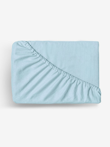 Kvalitex Flanell-Stretch-Tuch 200x200cm hellblau