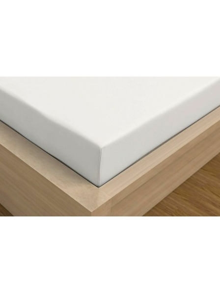 Kvalitex Jersey-Spannbettlaken mit Lycra 220x200cm weiß Kvalitex
