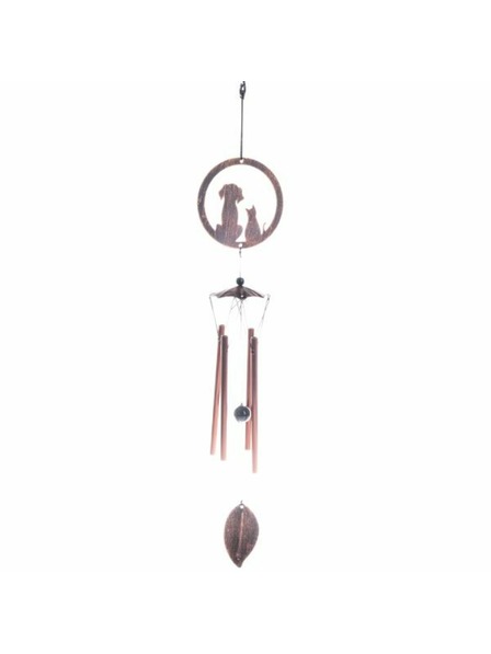 Casa de Engel Metallwindspiel - Hund und Katze, 24/144